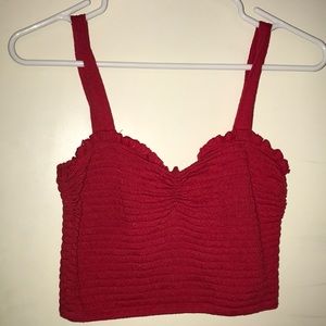 Red Crop Top